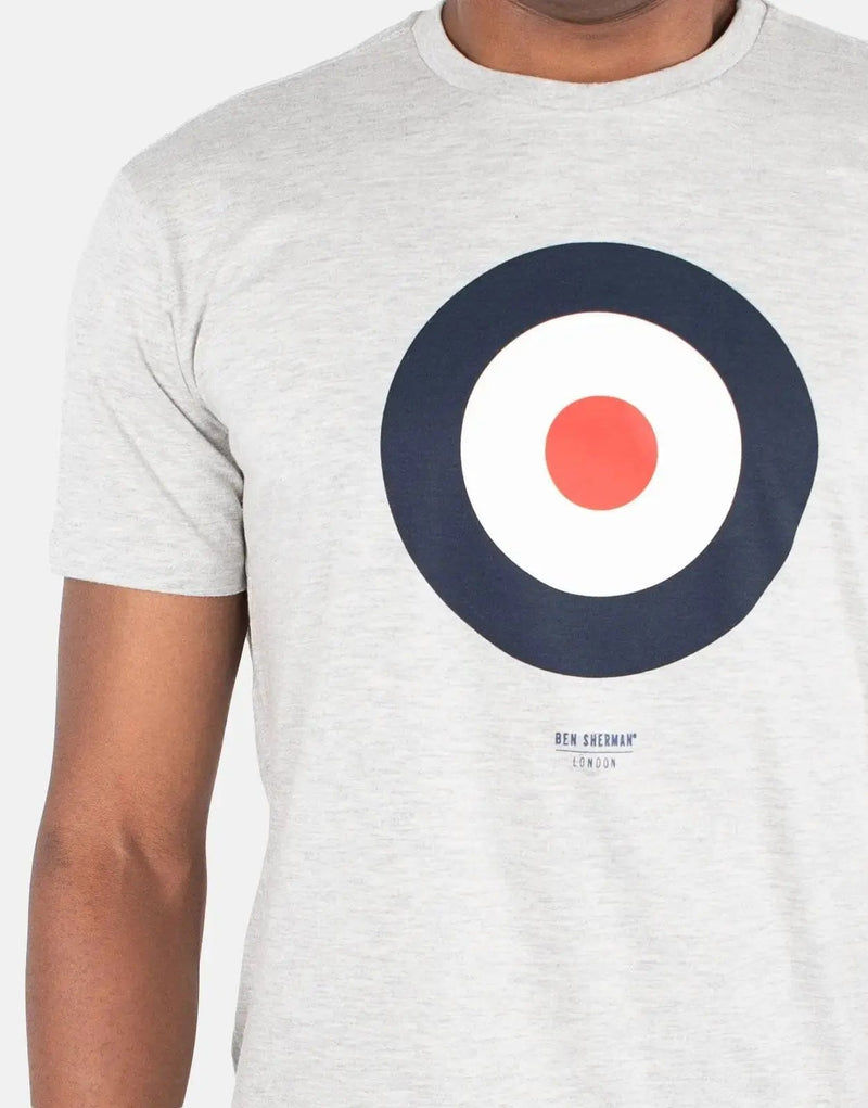 Ben Sherman Grey Target T-Shirt