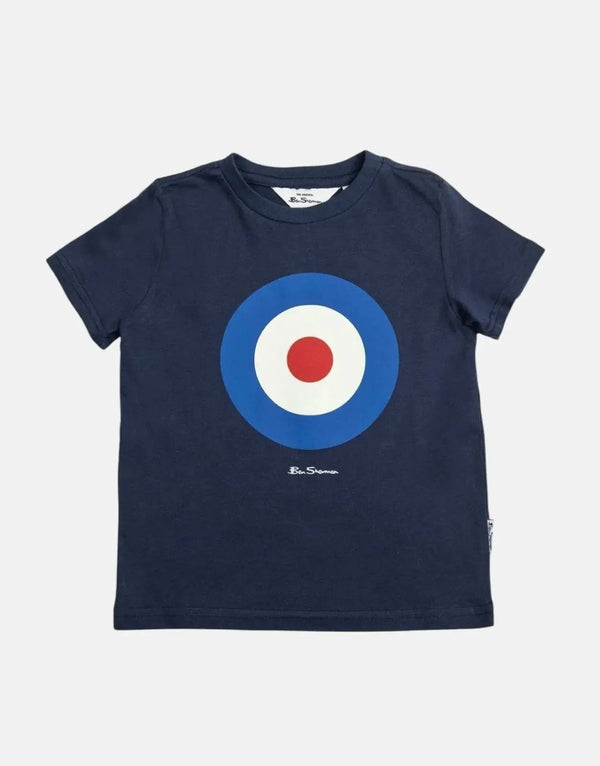 Ben Sherman Kids Target Navy T-Shirt