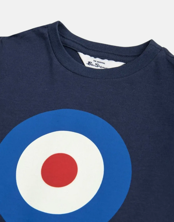 Ben Sherman Kids Target Navy T-Shirt