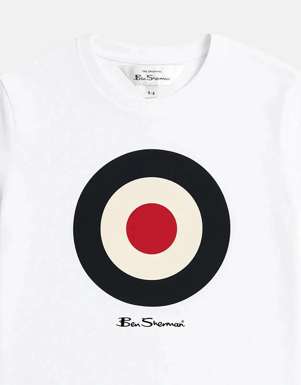 Ben Sherman Kids Target White T-Shirt