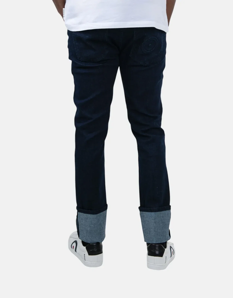 Ben Sherman Target Turn Up Slim Fit Denim DKB