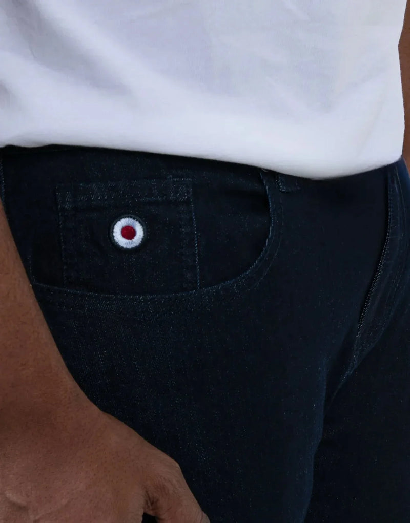 Ben Sherman Target Turn Up Slim Fit Denim DKB
