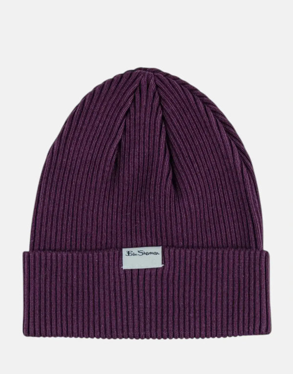Ben Sherman Targy Rib Cherry Beanie