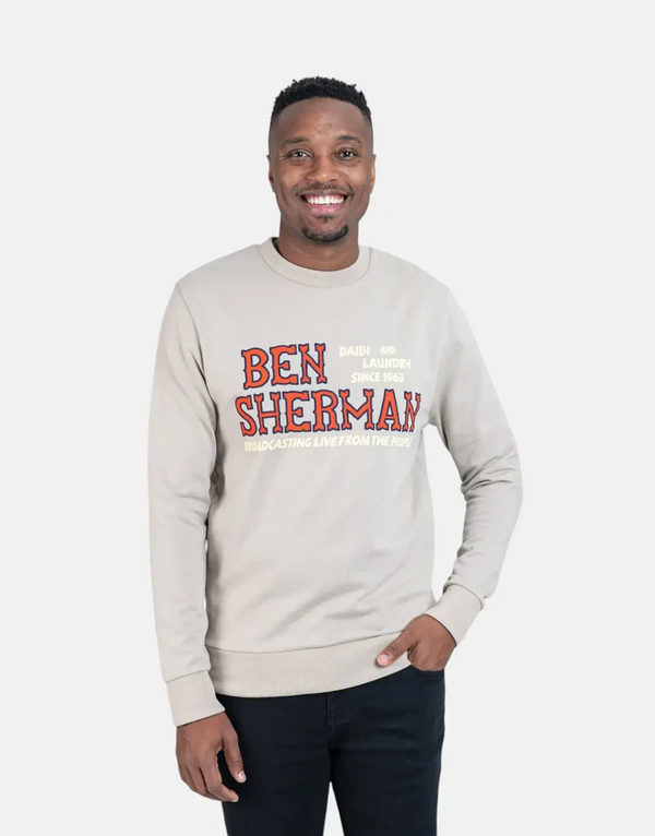 Ben Sherman The Wanderers Grey Sweatshirt
