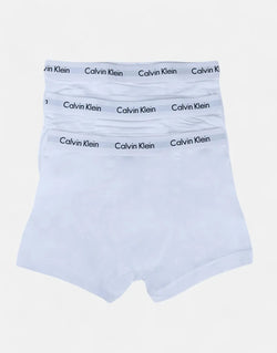 Calvin Klein 3 Pack White Trunk