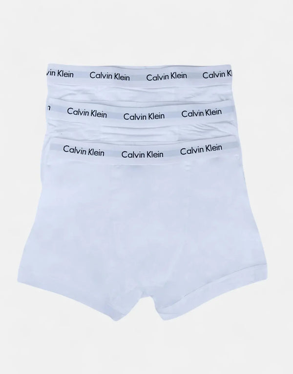 Calvin Klein 3 Pack White Trunk
