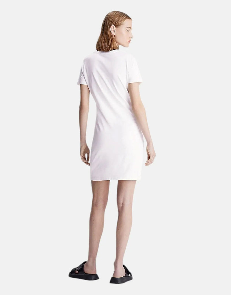 Calvin Klein Diffused Monologo White Dress