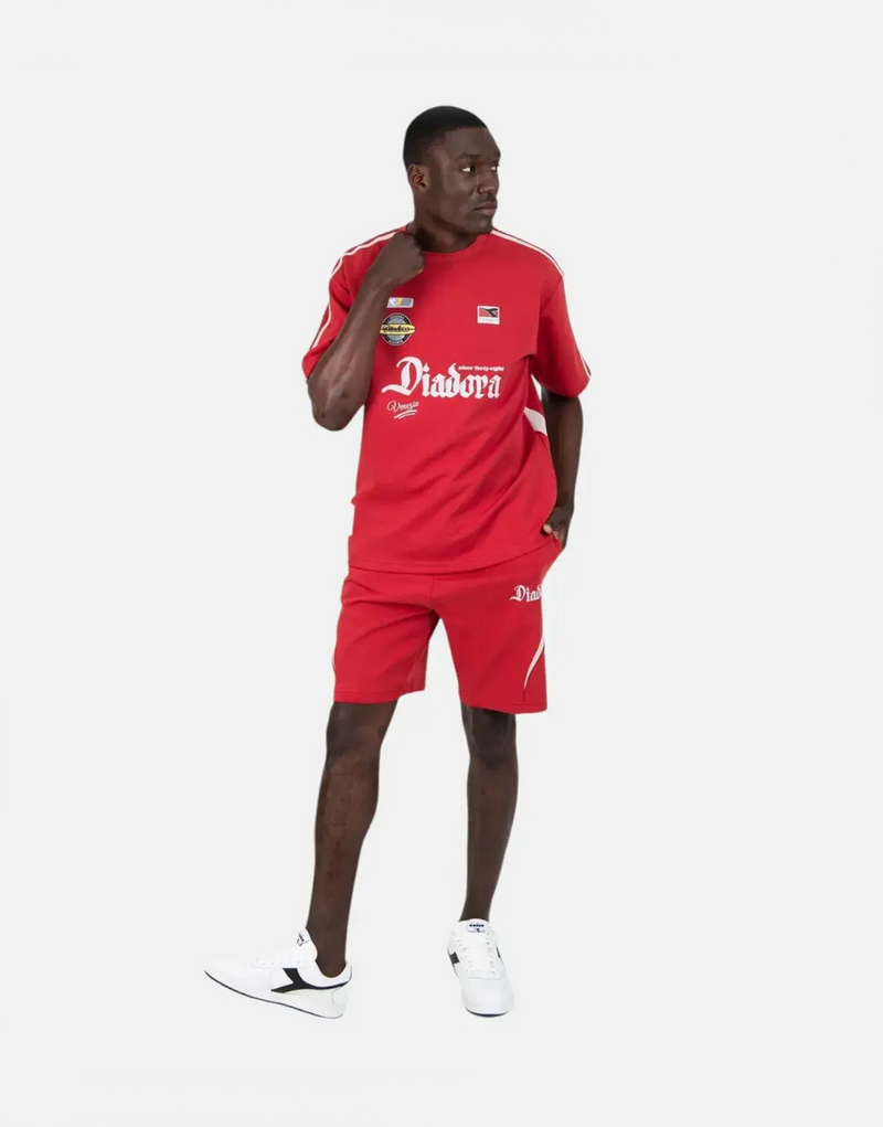 Diadora Elden Brick Red Shorts