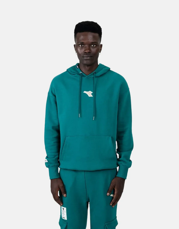 Diadora Mirage Hooded Green Sweatshirt