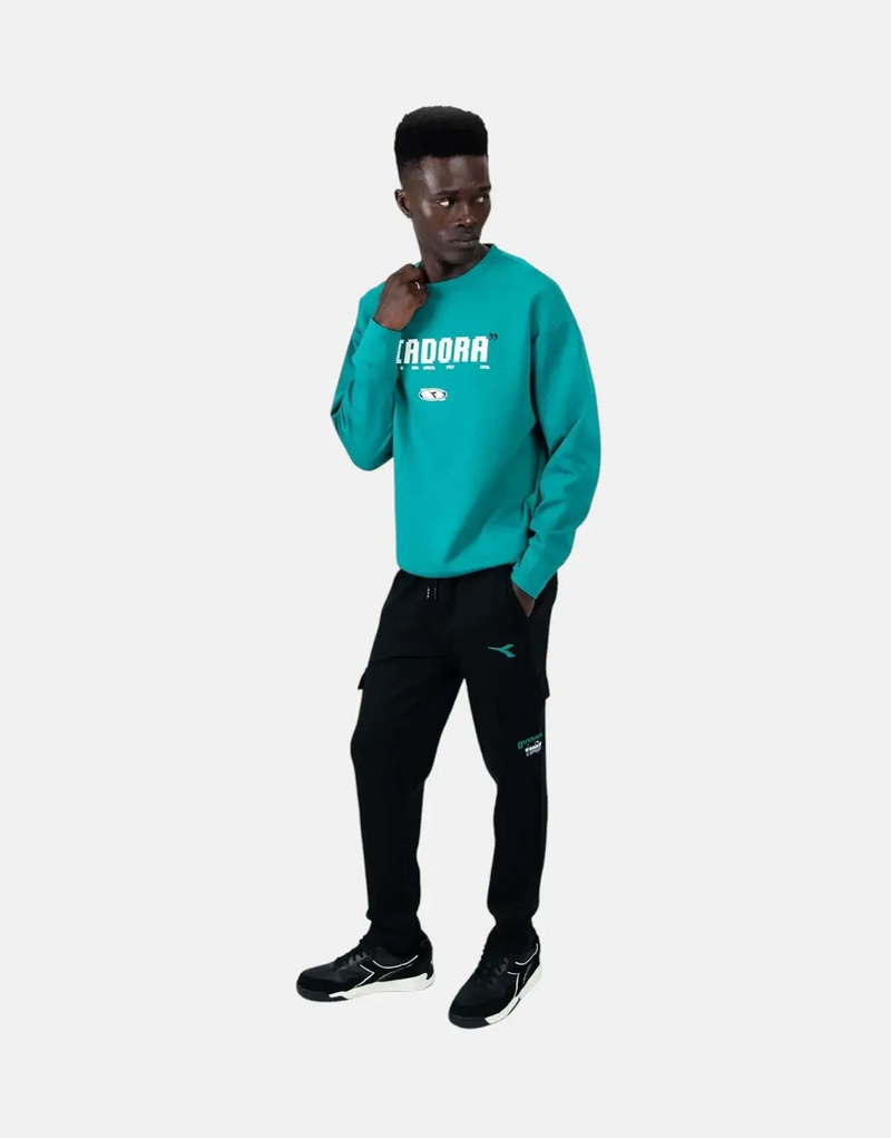 Diadora Rosso Green Sweatshirt