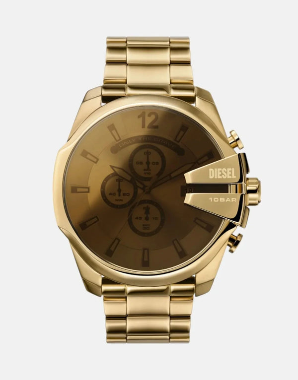Diesel Mega Chief Chrono Gold Stainless Steel Watch