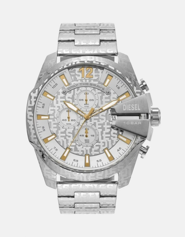 Diesel Mega Chief Stainless Steel Watch