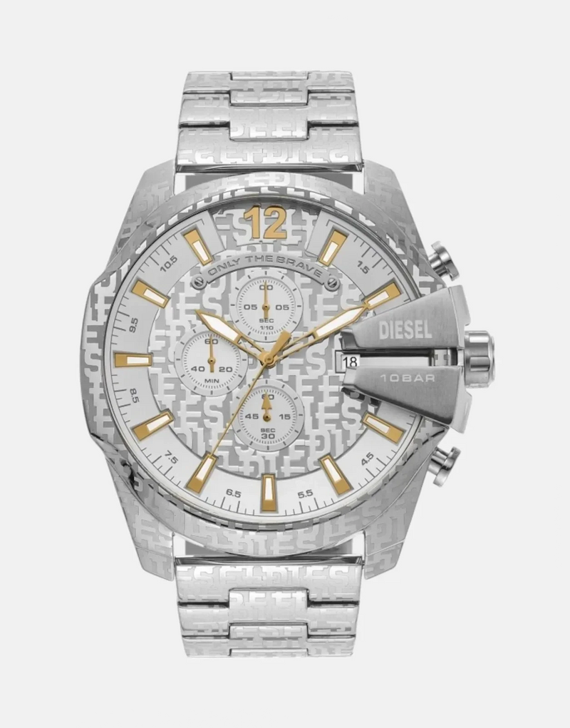 Diesel Mega Chief Stainless Steel Watch