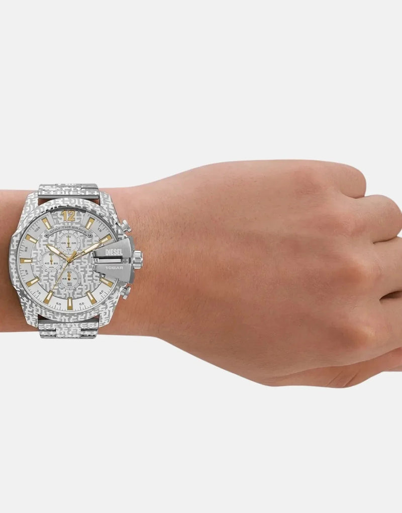 Diesel Mega Chief Stainless Steel Watch