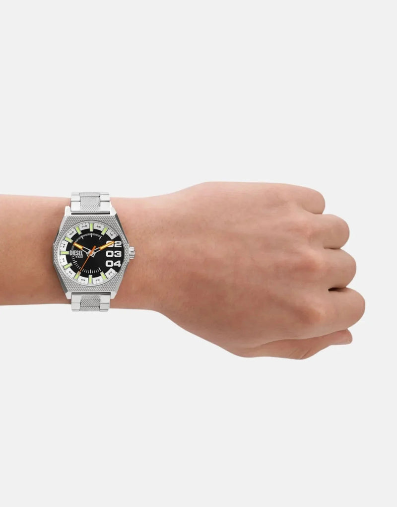 Diesel Scraper NSBB Stainless Steel Watch