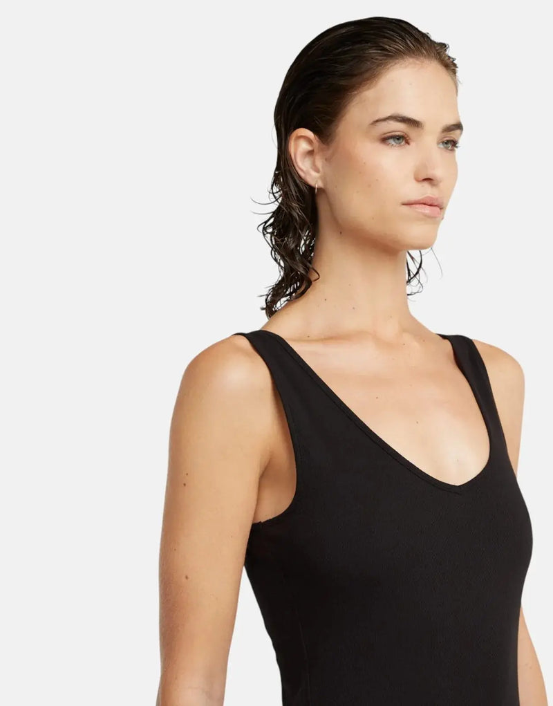 G-Star RAW Asymmetric Zip Black Dress