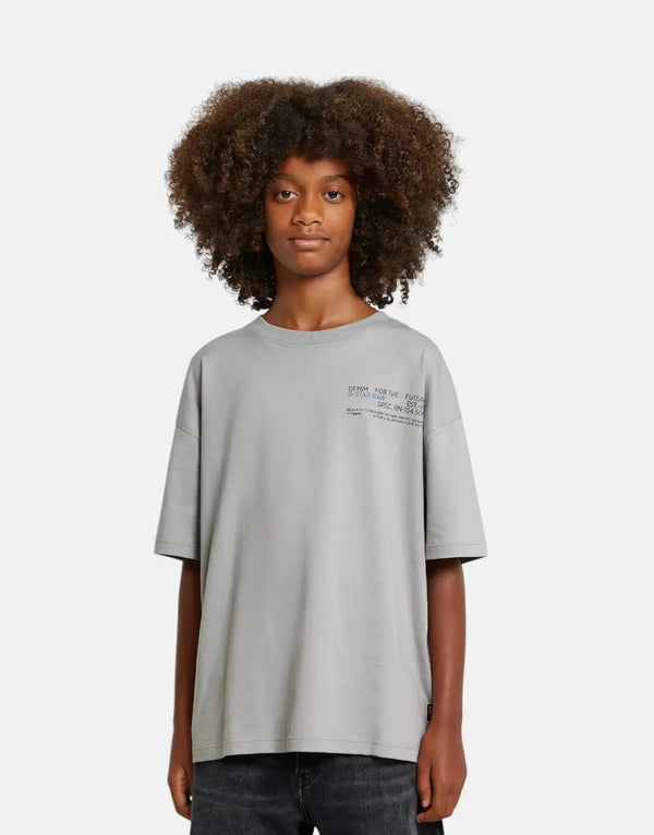 G-Star RAW Boys Boxy Grey T-Shirt