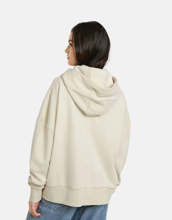 G-Star RAW Embro Print Oversized Hoodie Chalk