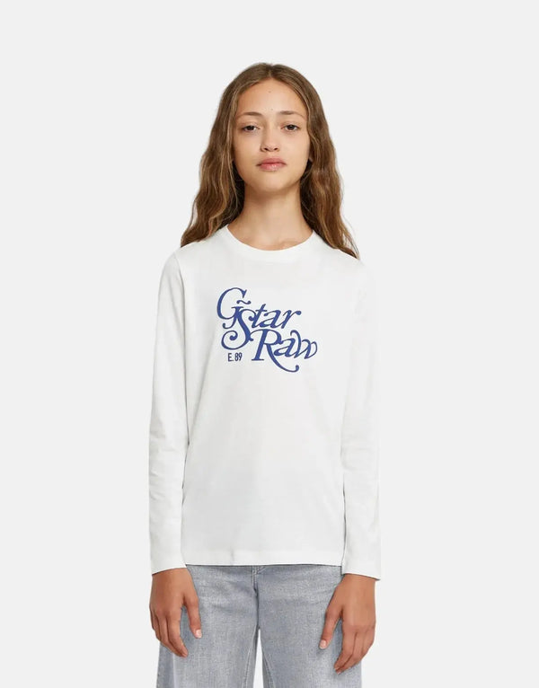 G-Star RAW Girls Slim White Top