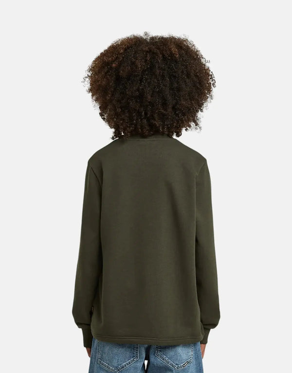 G-Star RAW Kids Crew Unbrushed Grey Sweatshirt