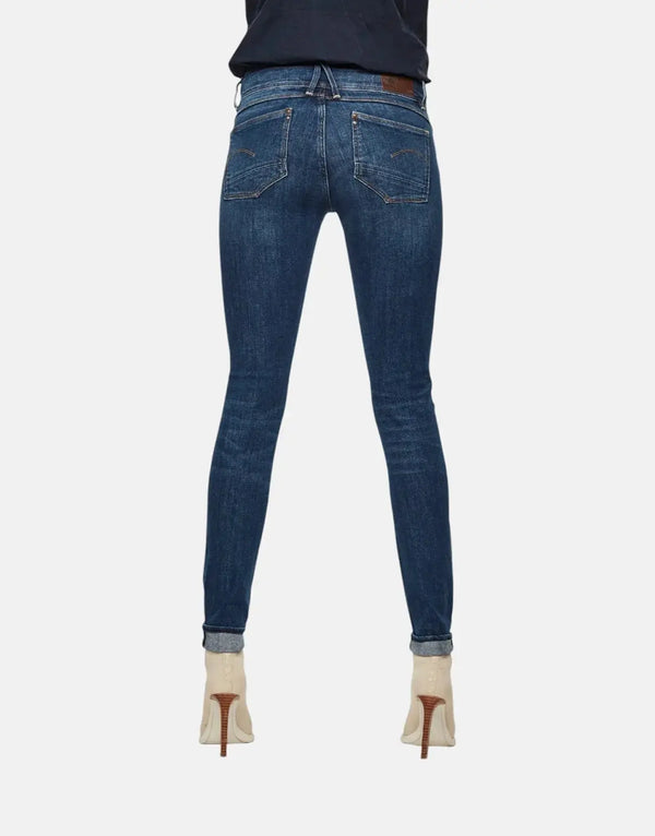 G-Star RAW Lynn Mid Skinny Medium Aged Blue Jeans