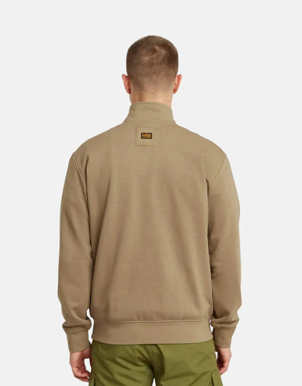 G-Star RAW Nifous Half Zip Sweatshirt Safari