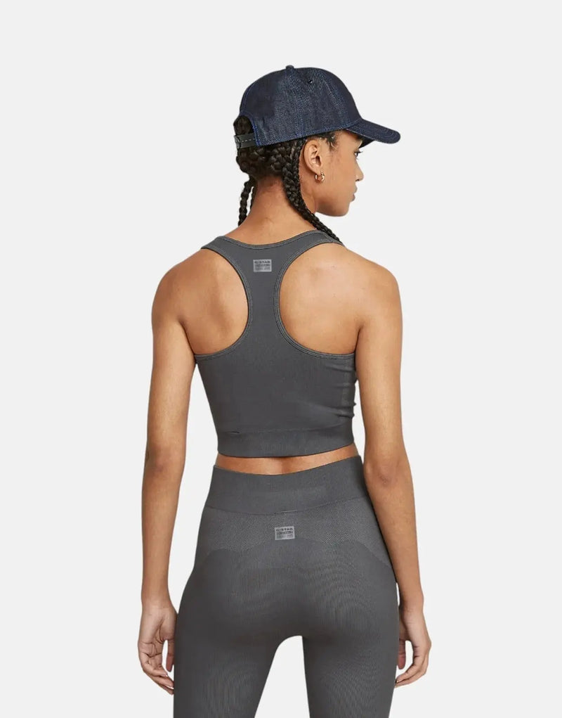 G-Star RAW Seamless Racerback Grey Asphalt Top