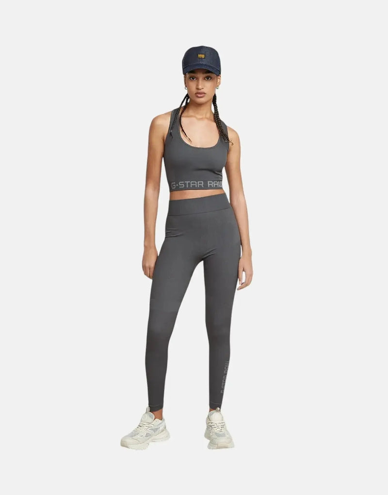 G-Star RAW Seamless Racerback Grey Asphalt Top
