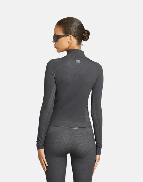 G-Star RAW Seamless Zip Grey Asphalt Leggings