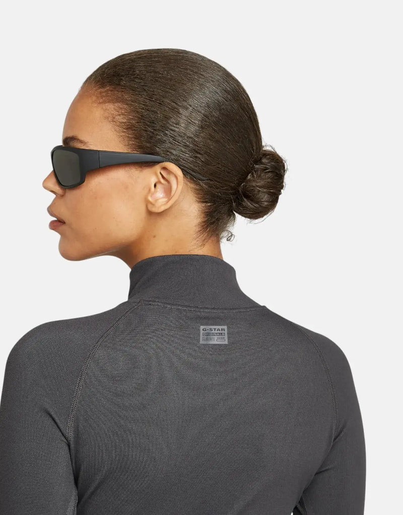 G-Star RAW Seamless Zip Grey Asphalt Leggings