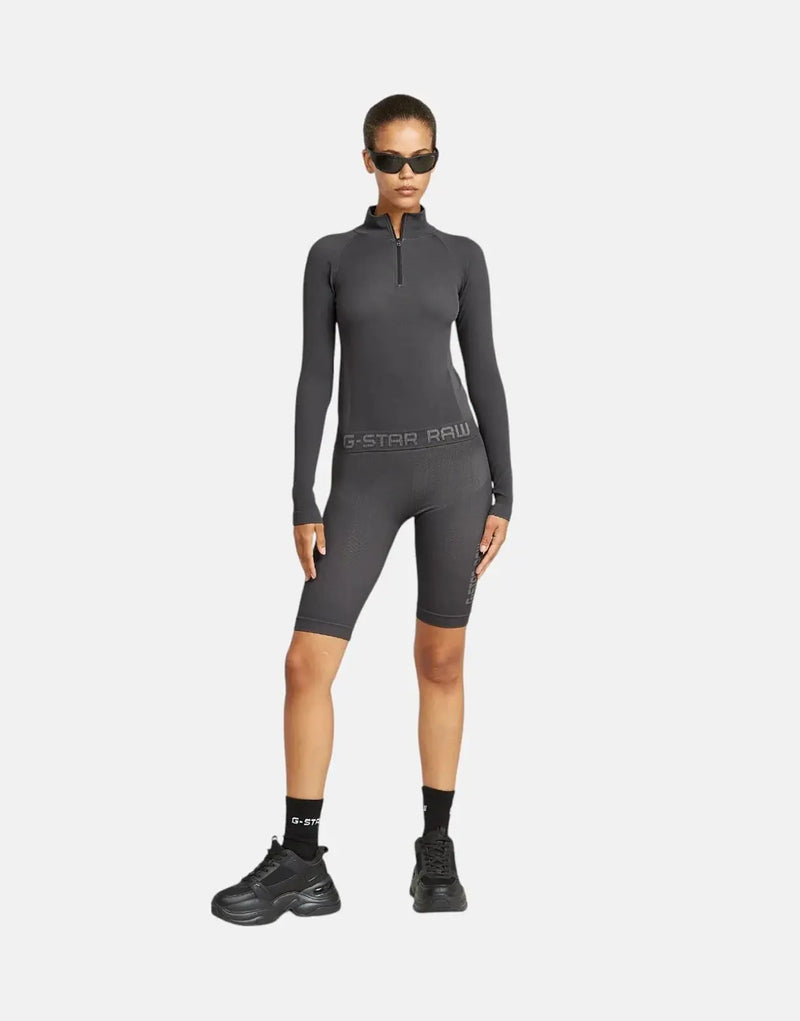 G-Star RAW Seamless Zip Grey Asphalt Leggings