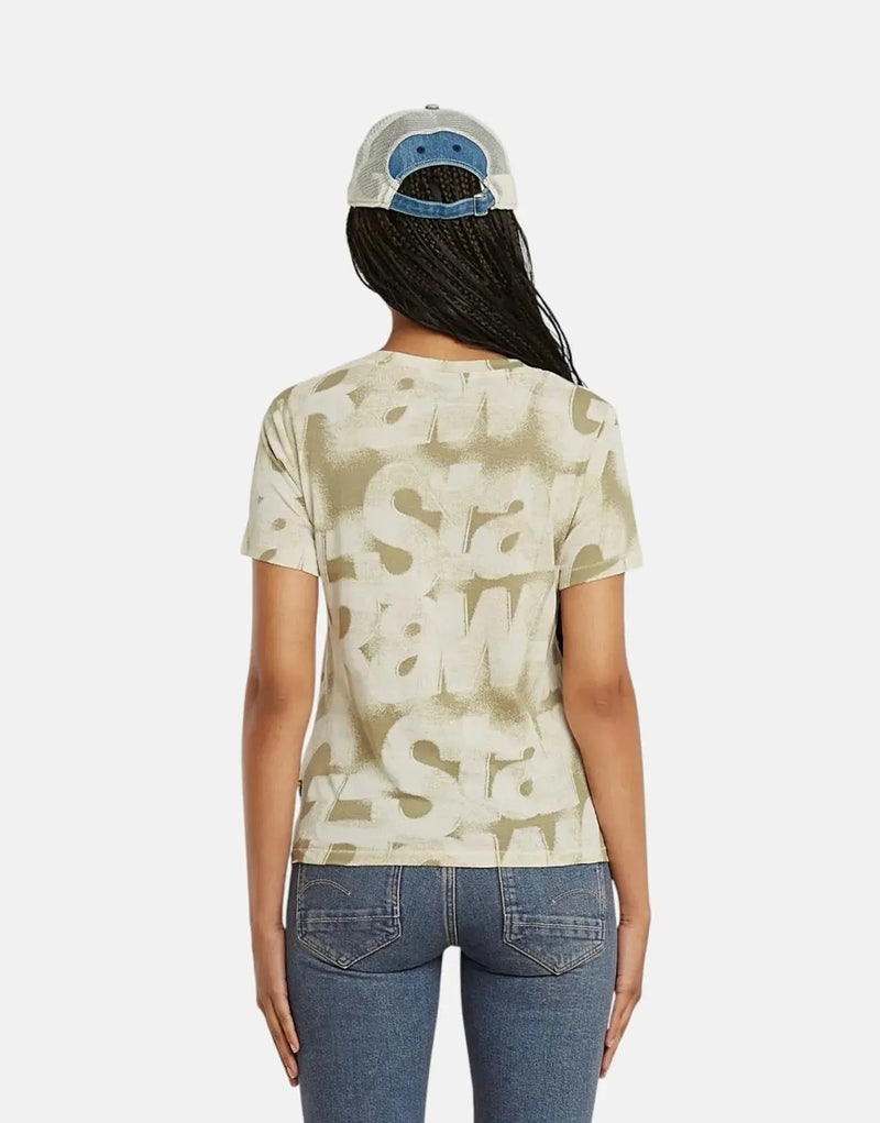 G-Star RAW Sprayed Letters Light Toggee Top