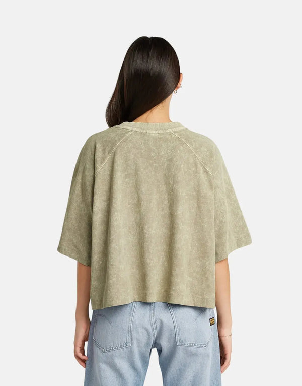 G-Star RAW Washed Multi Logo Oversized Brick Top