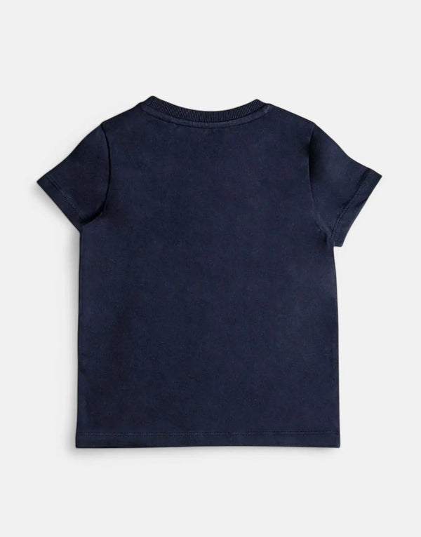 Guess Kids Short Sleeve Navy T-Shirt