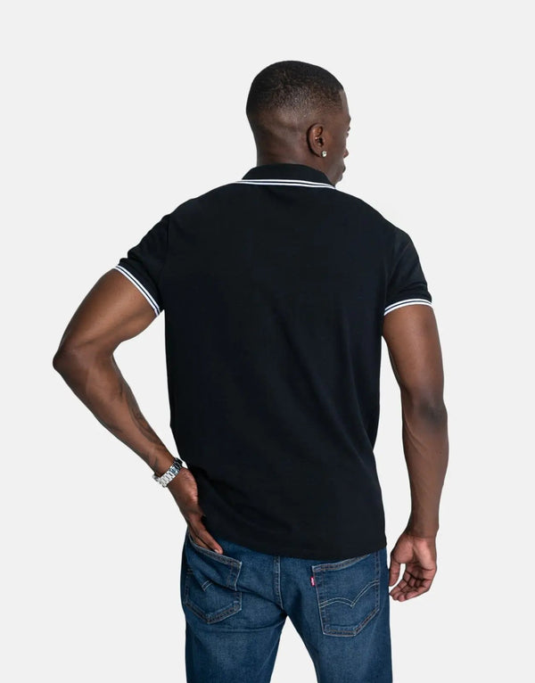 Guess Tipped Core Black Polo Shirt