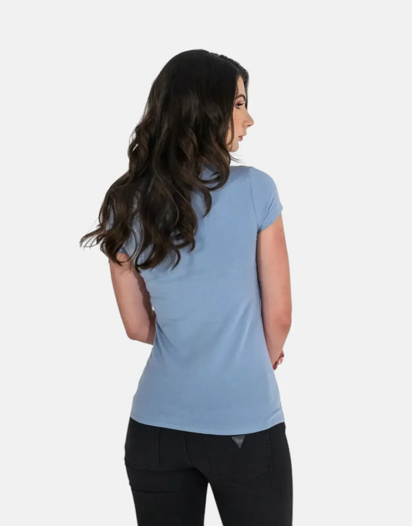 Guess Triangle Maze Blue T-Shirt