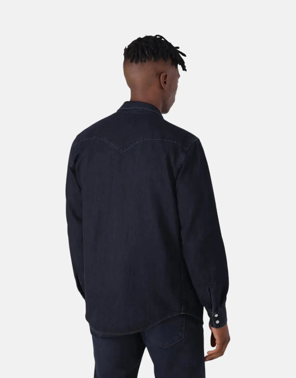Levi's Classic Western Standard Blue Black Overdyed Shirt