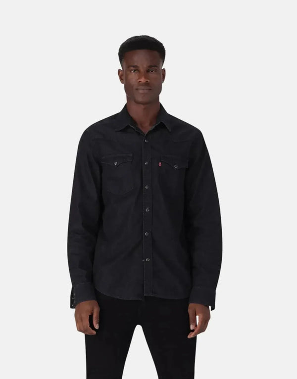 Levis Classic Western Denim Jacket Black