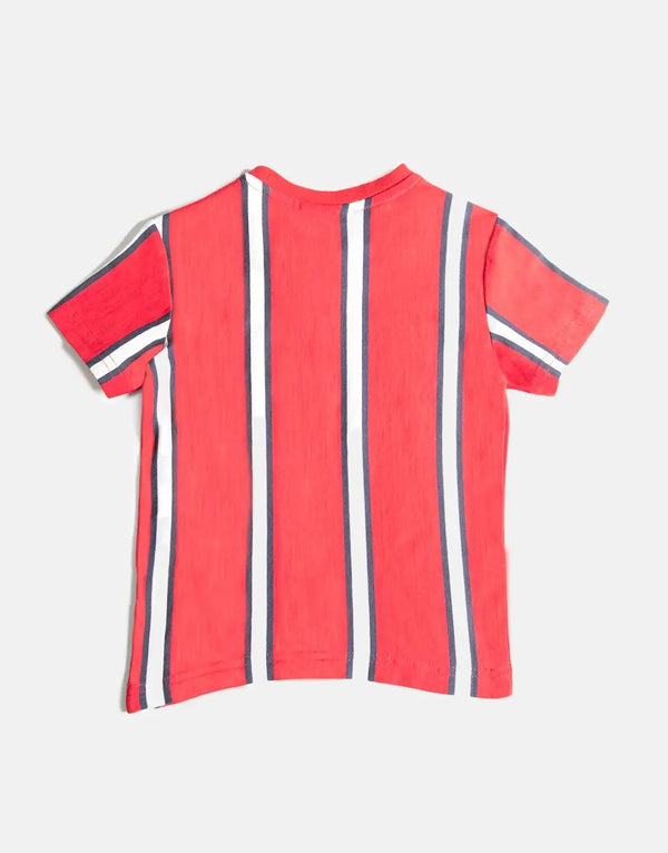 Polo Boys Blake Striped Samba Red T-Shirt