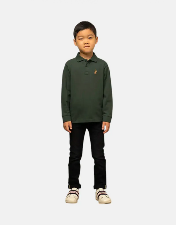 Polo Boys Robert Forest Green Golfer