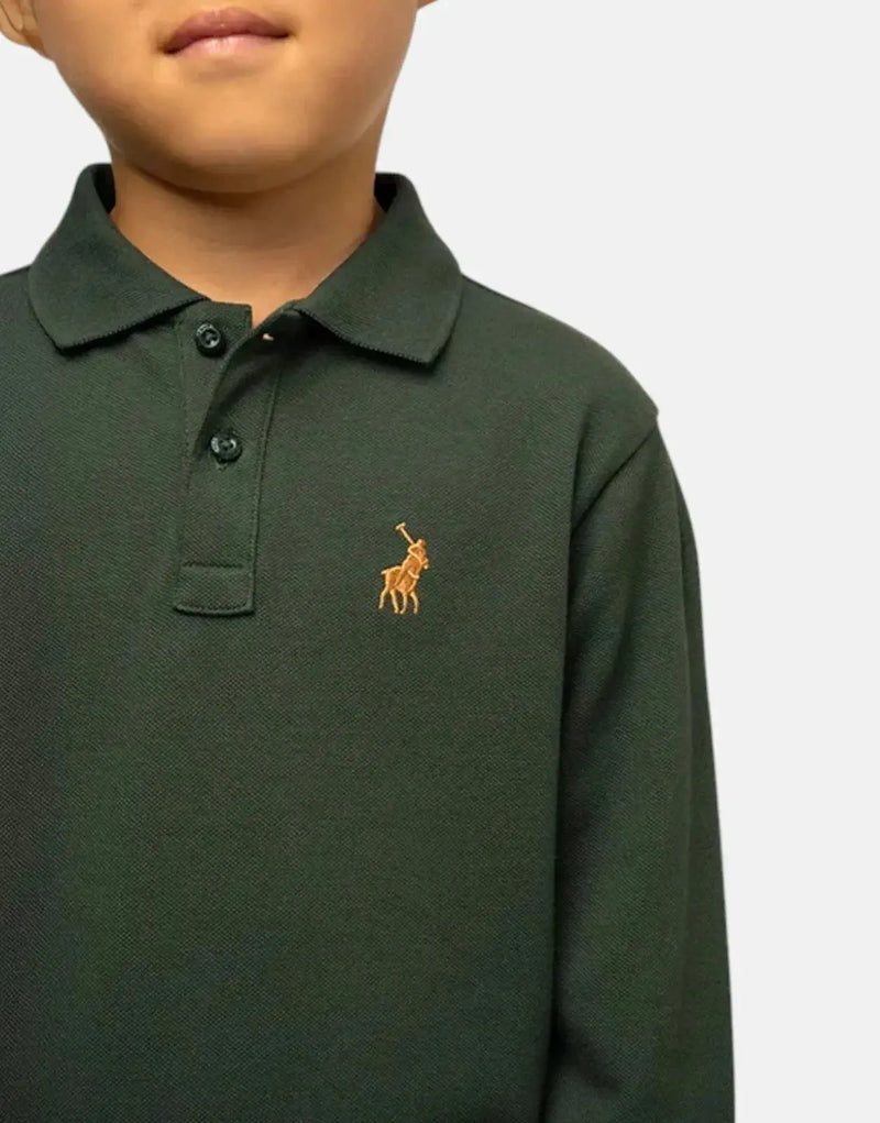 Polo Boys Robert Forest Green Golfer