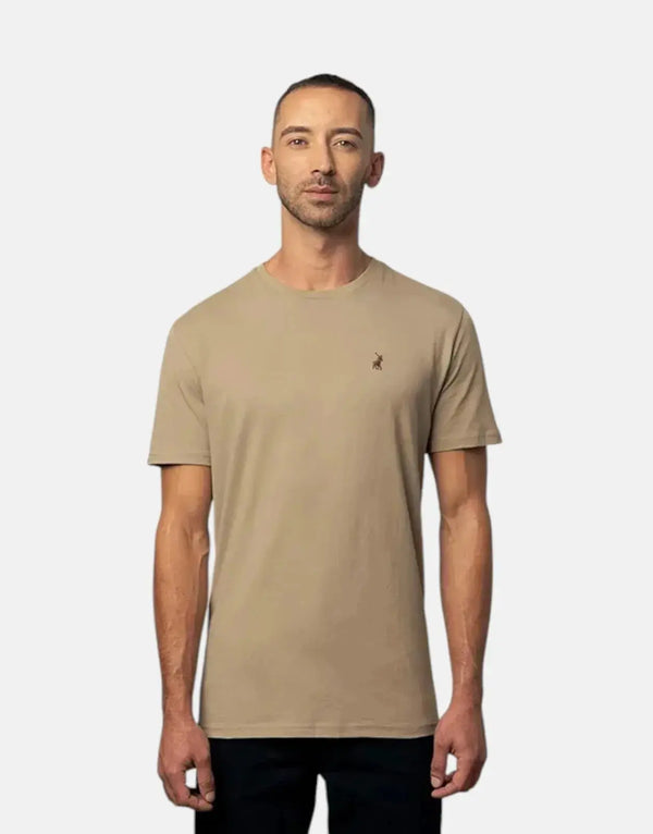 Polo Essential Crew Neck Taupe T-Shirt