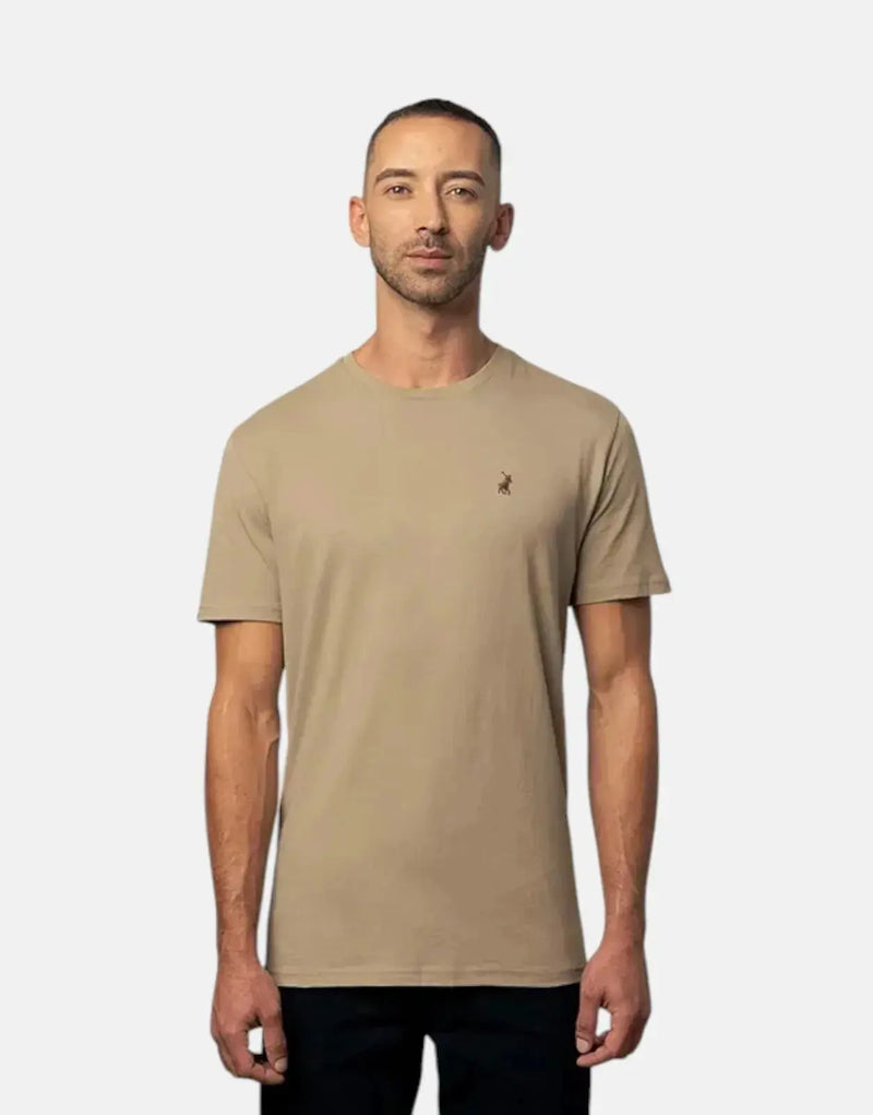 Polo Essential Crew Neck Taupe T-Shirt