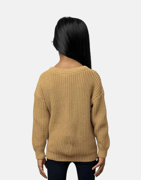 Polo Girls Alexis Knitted Stone Pullover