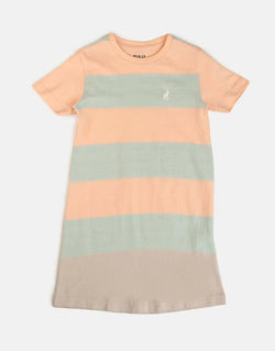 Polo Girls Cristina Pale Peach Dress