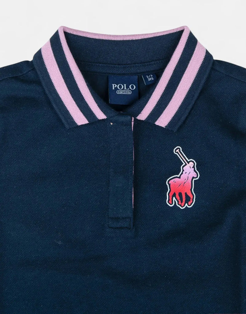 Polo Girls Georgia A Line Navy Golfer Dress
