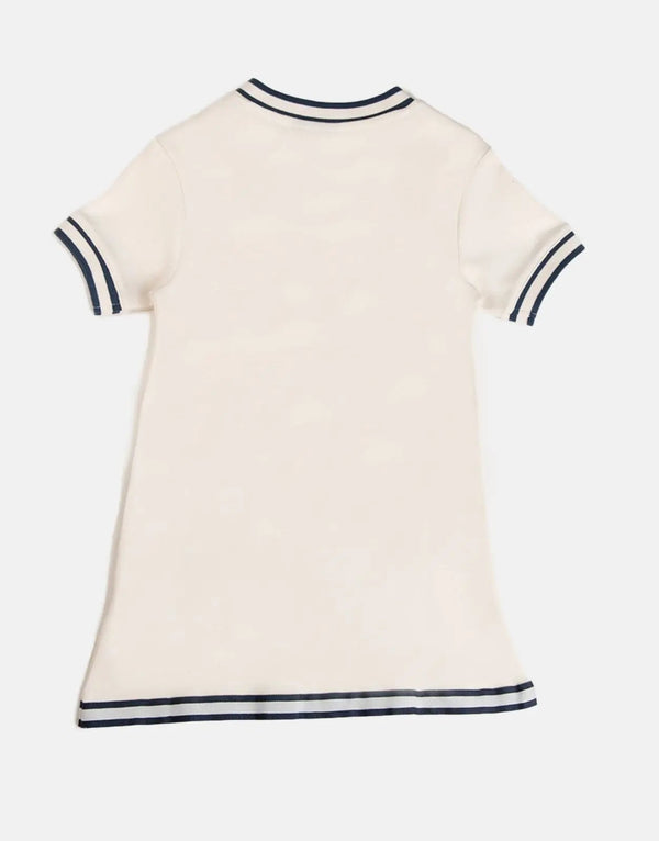 Polo Girls Lily Casual Off White Dress