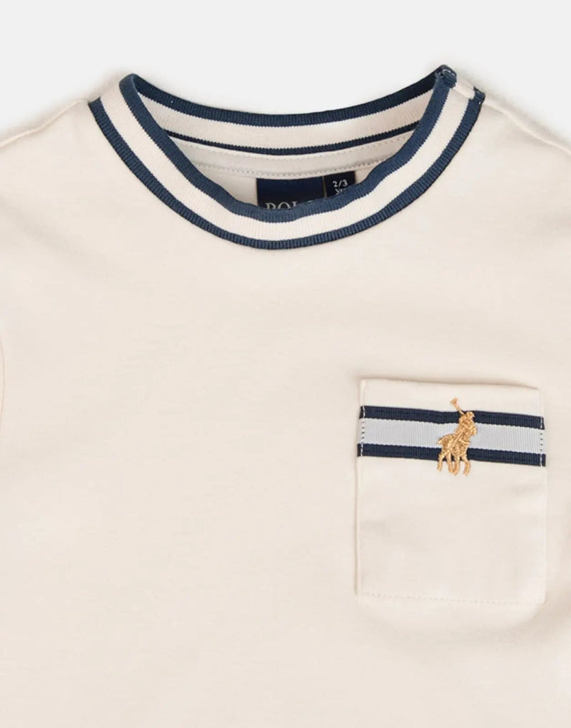 Polo Girls Lily Casual Off White Dress
