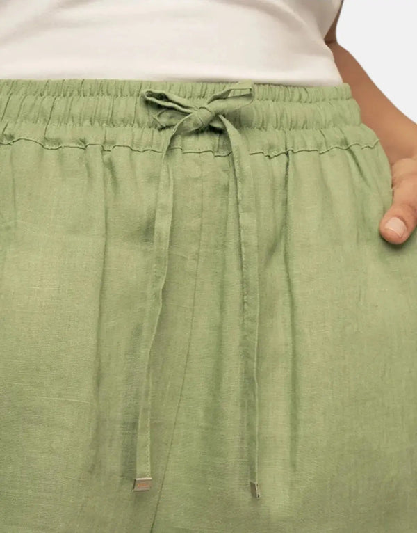 Polo Jenny Linen Mint Shorts