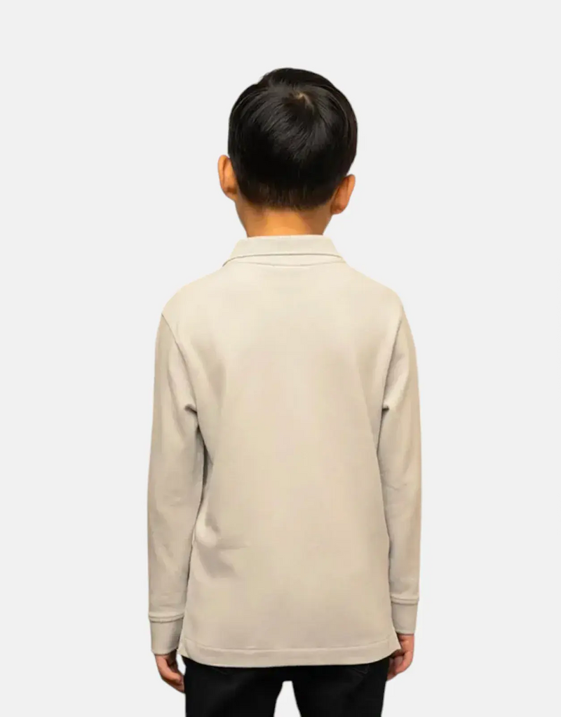 Polo Kids Robert LS Grey Polo Shirt